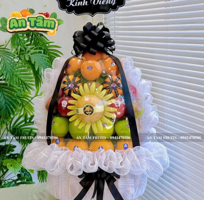 THÁP TRÁI CÂY KÍNH VIẾNG CAO 