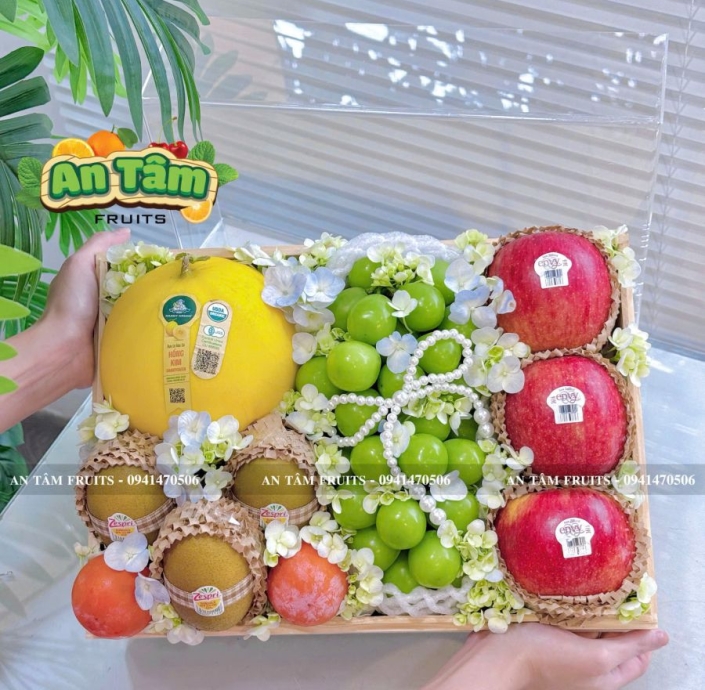 HỘP TRÁI CÂY MICA SANG TRỌNG