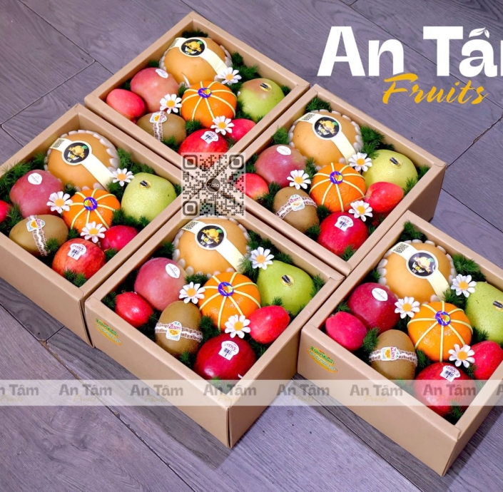 HỘP QUÀ TRÁI CÂY FULLTRÁI BIẾU TẶNG 