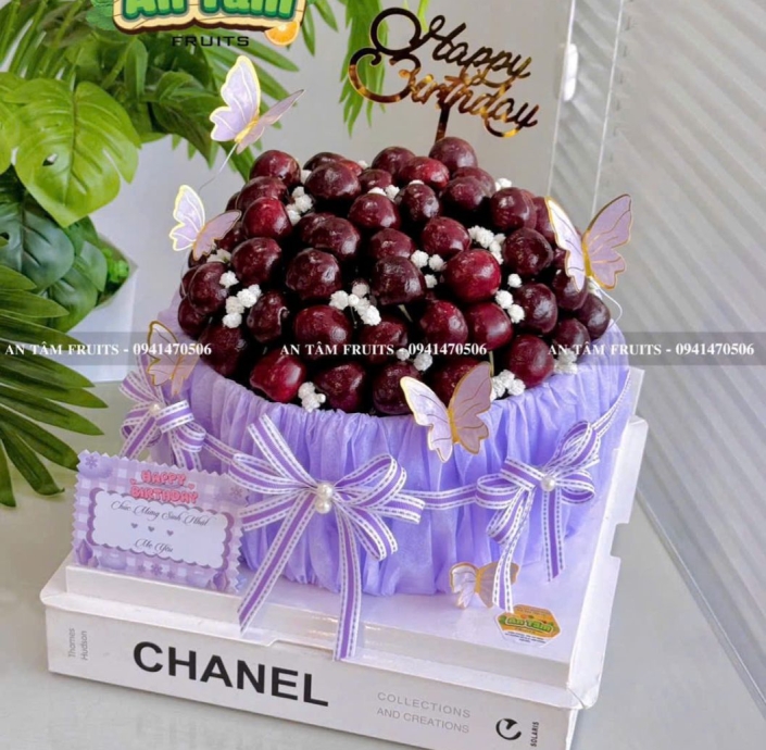 BÁNH KEM TRÁI CÂY FULL 2KG CHERRY MỸ