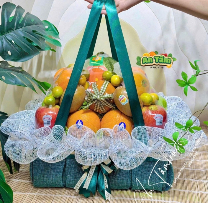 KHAY TRÁI CÂY MIX TRÁI SIÊU NẶNG KHÔNG NHO 