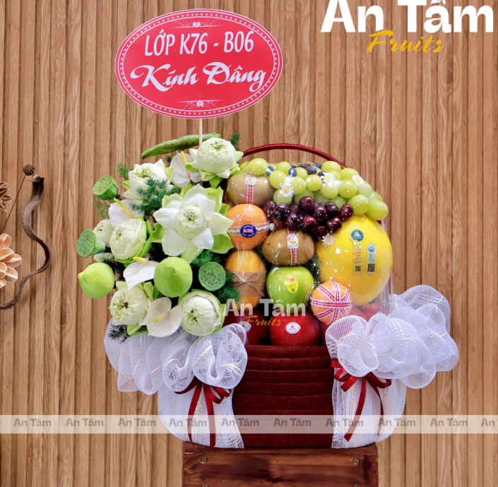 GIỎ TRÁI CÂY DÂNG HƯƠNG KÍNH LỄ FULL TRÁI TO VÀ NẶNG TRĨU