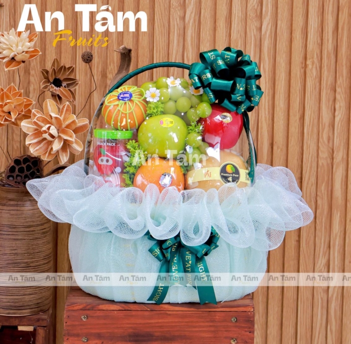 GIỎ TRÁI CÂY CẢM ƠN THẦY CÔ CUỐI NĂM HỌC 