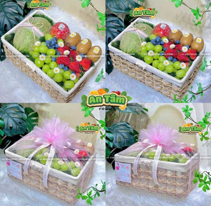 KHAY MÂY TRÁI CÂY CHẤT LƯỢNG TẶNG ĐỐI TÁC