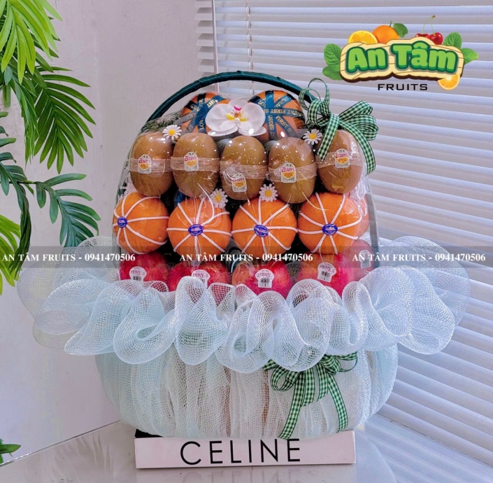 GIỎ TRÁI CÂY KHÔNG NHO ĐI BIẾU
