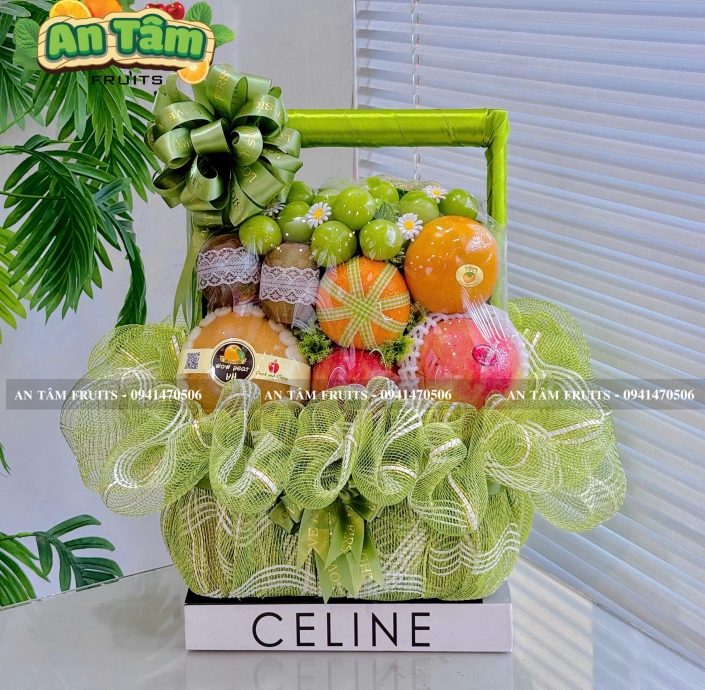 Giỏ trái cây form vuông - có đổi màu