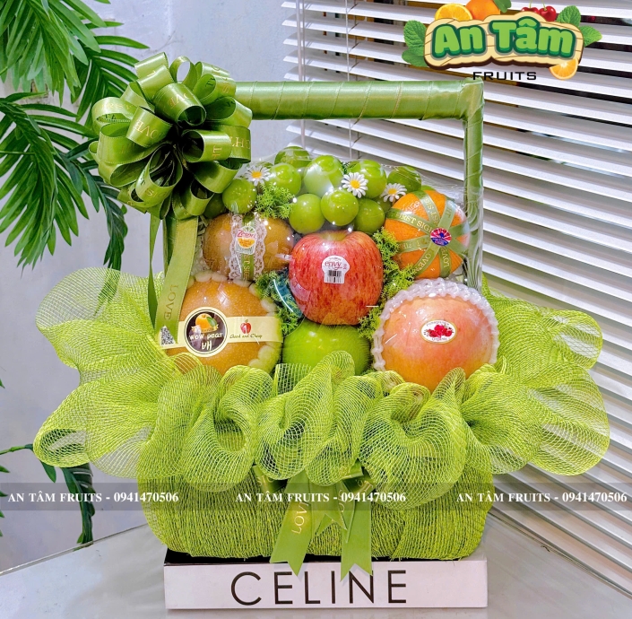 Giỏ trái cây form vuông - có đổi màu