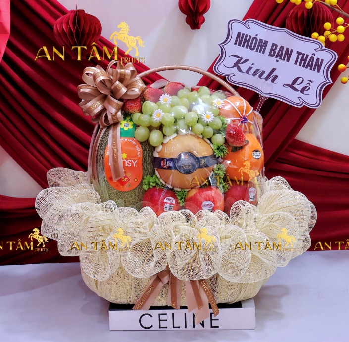 Giỏ trái cây dâng hương