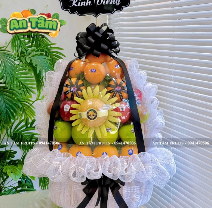 THÁP TRÁI CÂY KÍNH VIẾNG CAO 