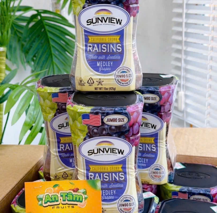 NHO KHÔ SUNVIEW MỸ 425gram 