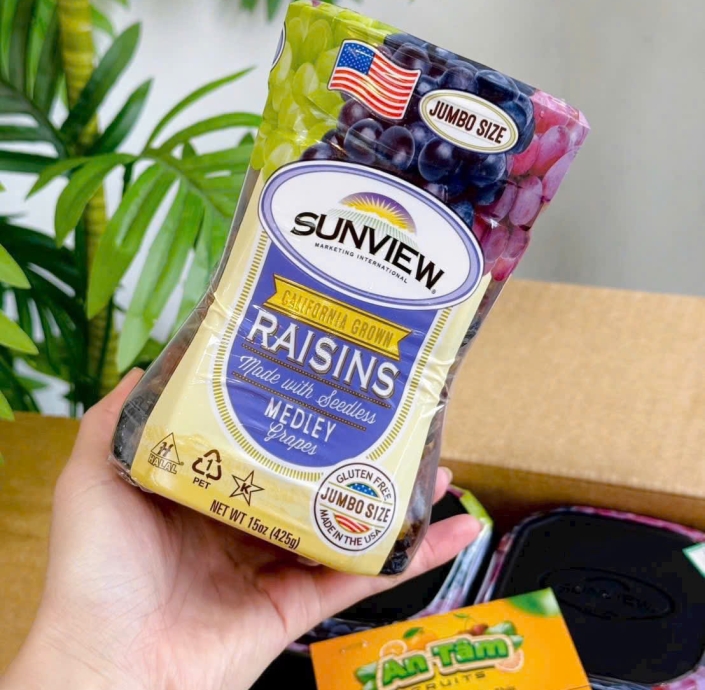 NHO KHÔ SUNVIEW MỸ 425gram 