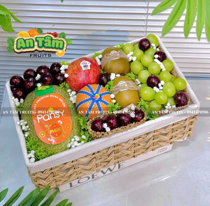 KHAY MÂY TRÁI CÂY SANG TRỌNG