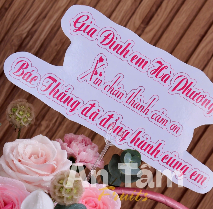 GIỎ TRÁI CÂY PHỐI HOA KIỂU TIỂU THU