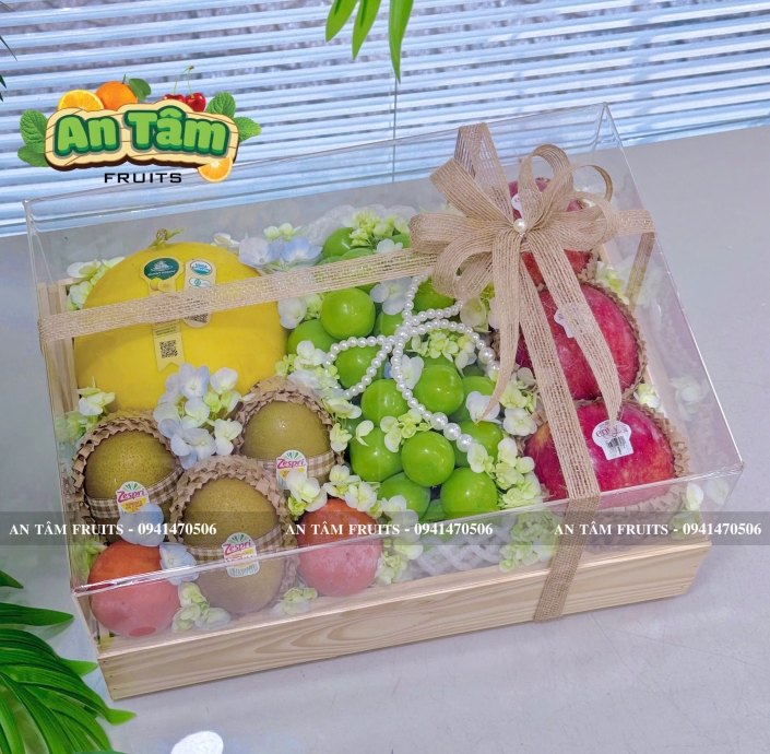 HỘP TRÁI CÂY MICA SANG TRỌNG