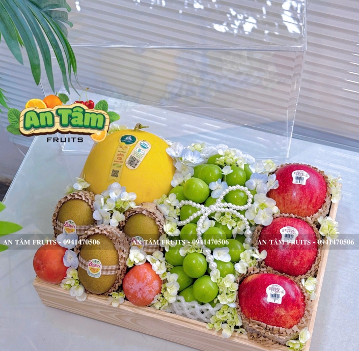 HỘP TRÁI CÂY MICA SANG TRỌNG