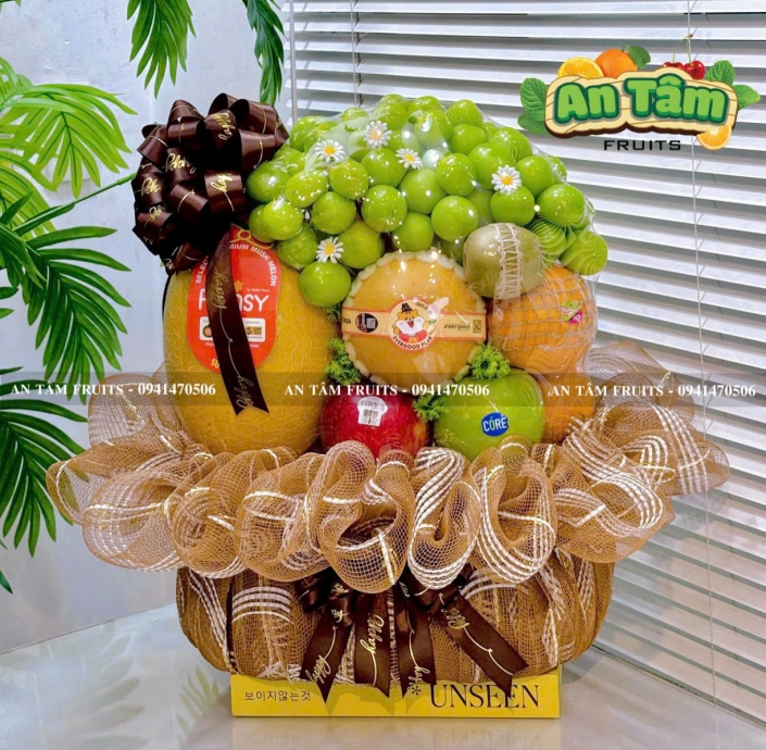 GIỎ TRÁI CÂY DÂNG HƯƠNG KÍNH GIỖ TO NẶNG