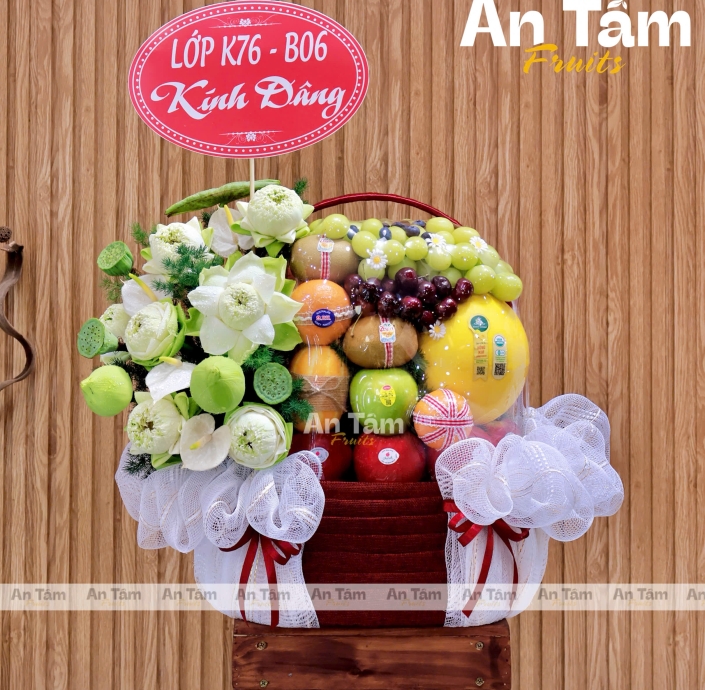 GIỎ TRÁI CÂY DÂNG HƯƠNG KÍNH LỄ FULL TRÁI TO VÀ NẶNG TRĨU