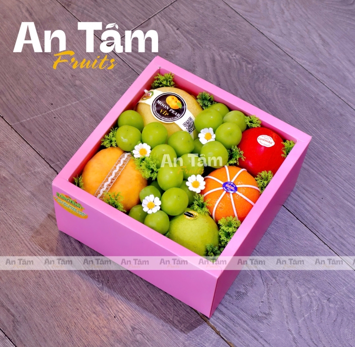 HỘP TRÁI CÂY BESTSELLER TONE HỒNG