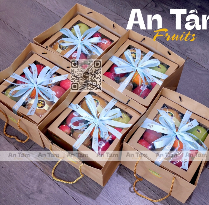 HỘP QUÀ TRÁI CÂY FULLTRÁI BIẾU TẶNG 