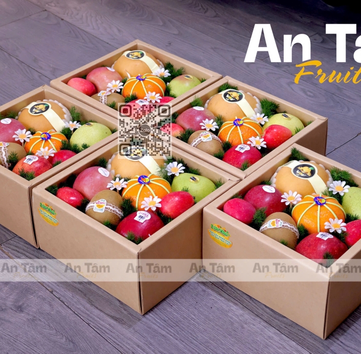 HỘP QUÀ TRÁI CÂY FULLTRÁI BIẾU TẶNG 