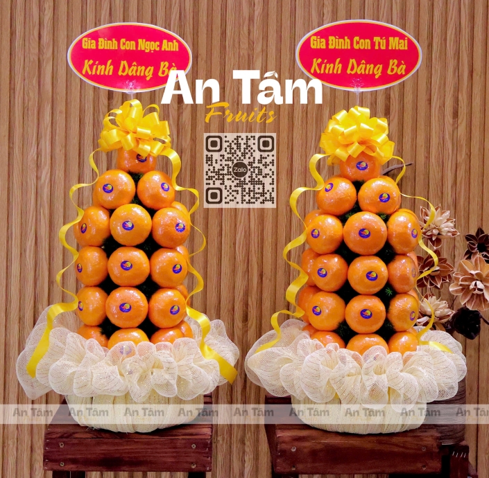 THÁP QUÝT ÚC FULL 4 MẶT 