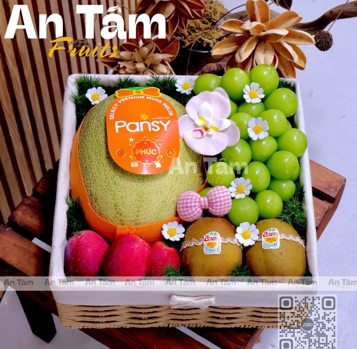 KHAY VUÔNG VINTAGE MIX 4 LOẠI TRÁI