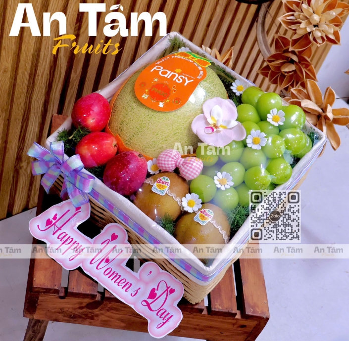 KHAY VUÔNG VINTAGE MIX 4 LOẠI TRÁI
