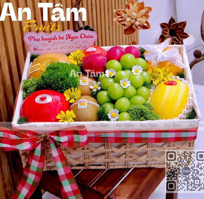 KHAY TRÁI CÂY MIX TRÁI VINTAGE SANG TRỌNG ĐƠN GIẢN 