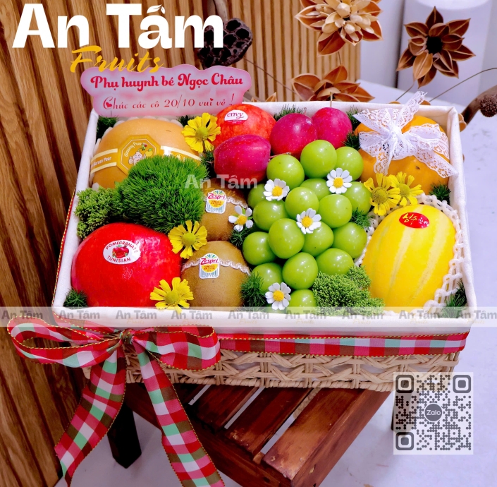 KHAY TRÁI CÂY MIX TRÁI VINTAGE SANG TRỌNG ĐƠN GIẢN 