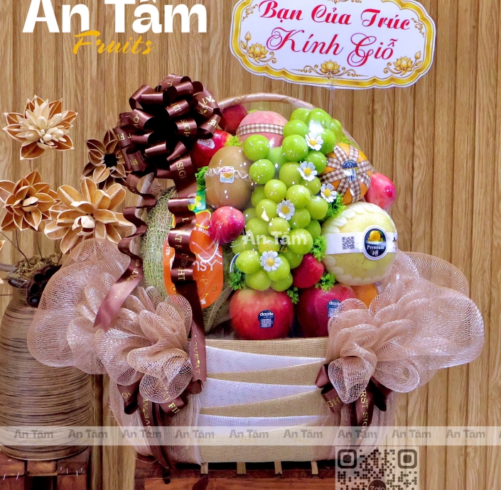 GIỎ TRÁI CÂY FULLTOPPING BESTSELER KÍNH GIỖ